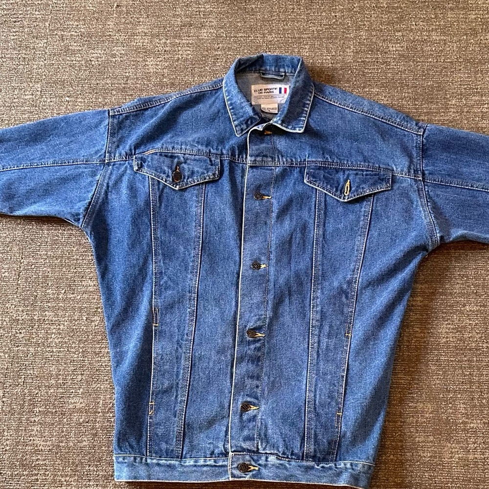 Men’s size S Vintage Club Portif De Paris Jean Jacket